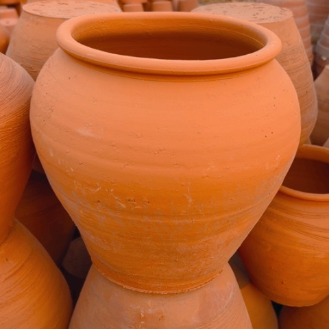 红陶口19高25微瑕