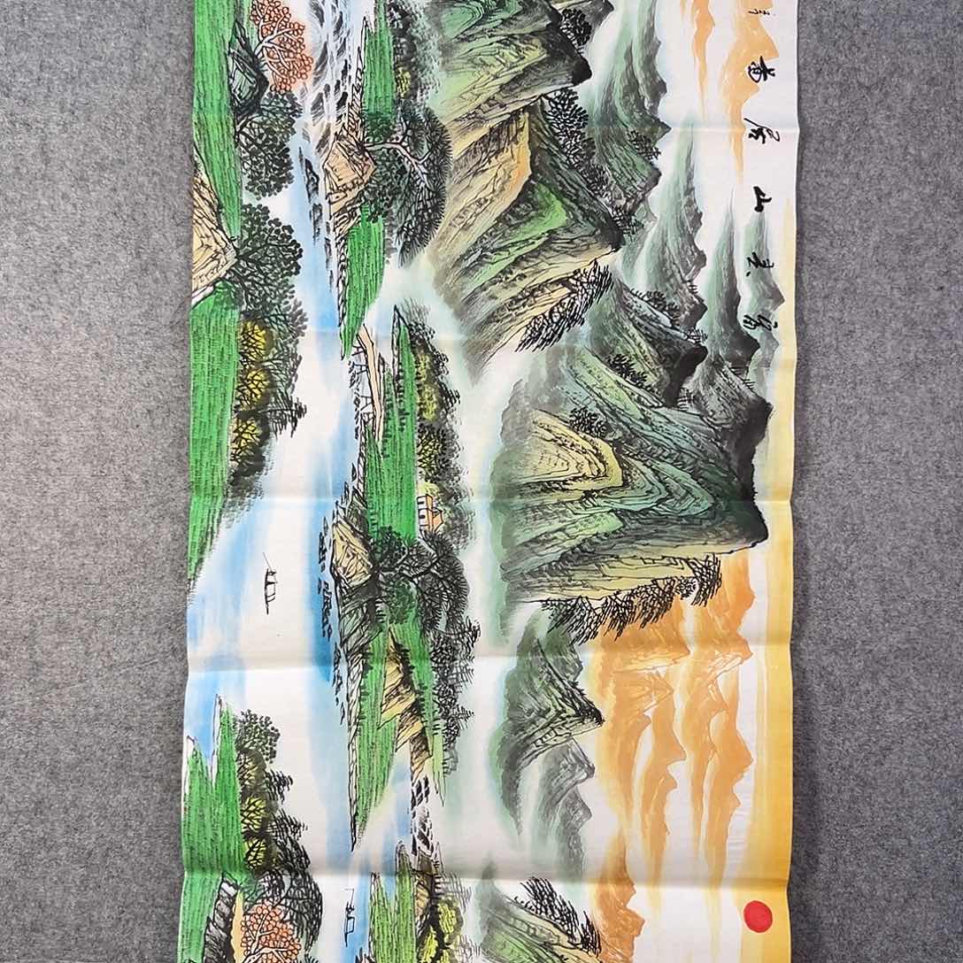 国画697 花鸟在此处飞翔了数千