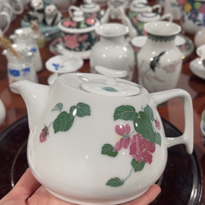 醴陵高温瓷手绘450毫升二等