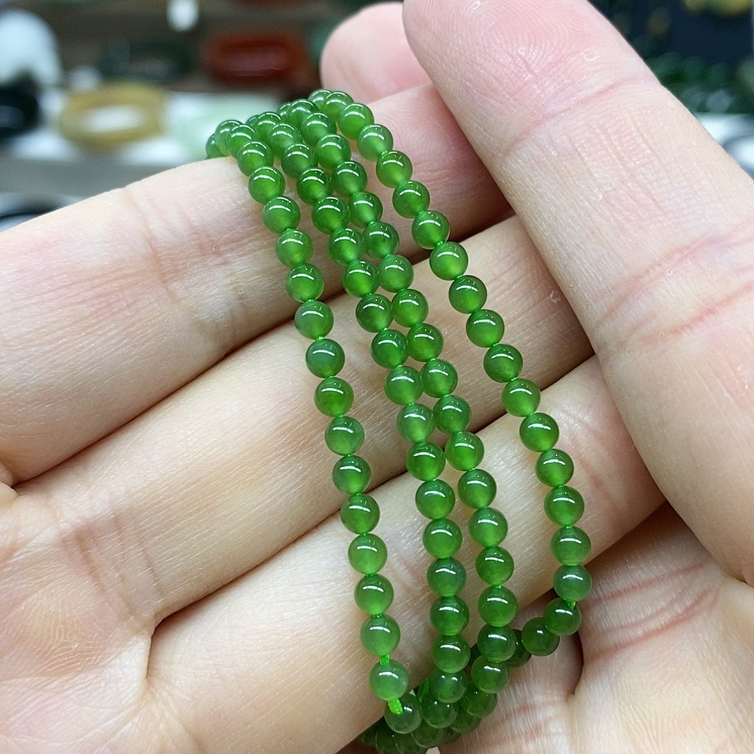 【闪购商品】手链未镶嵌和田玉（碧玉）