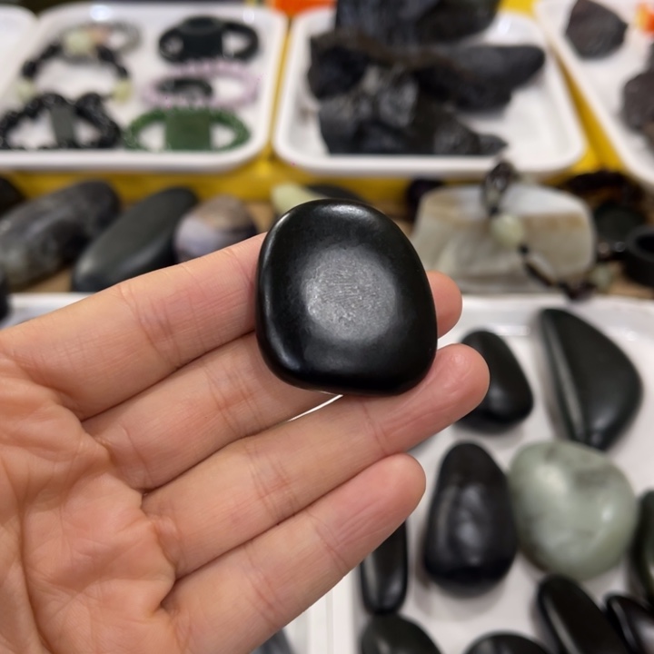 玉新疆戈壁戒面 1