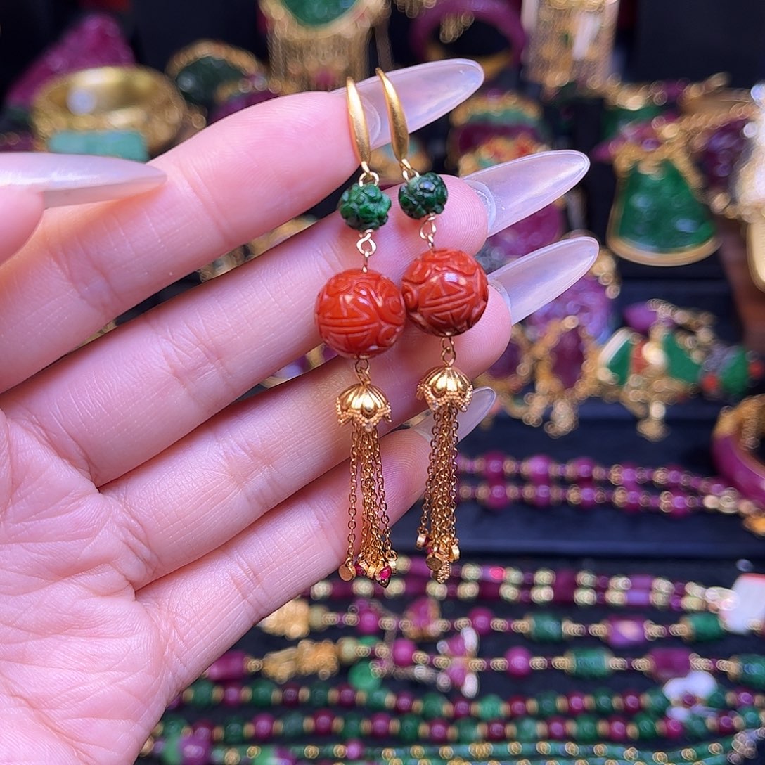 翡翠未镶嵌耳饰福利价