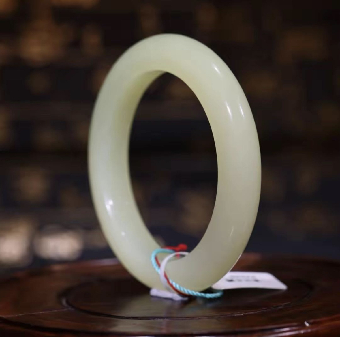 新疆料蜂蜜水手镯（晴水色系）带盒子带证书