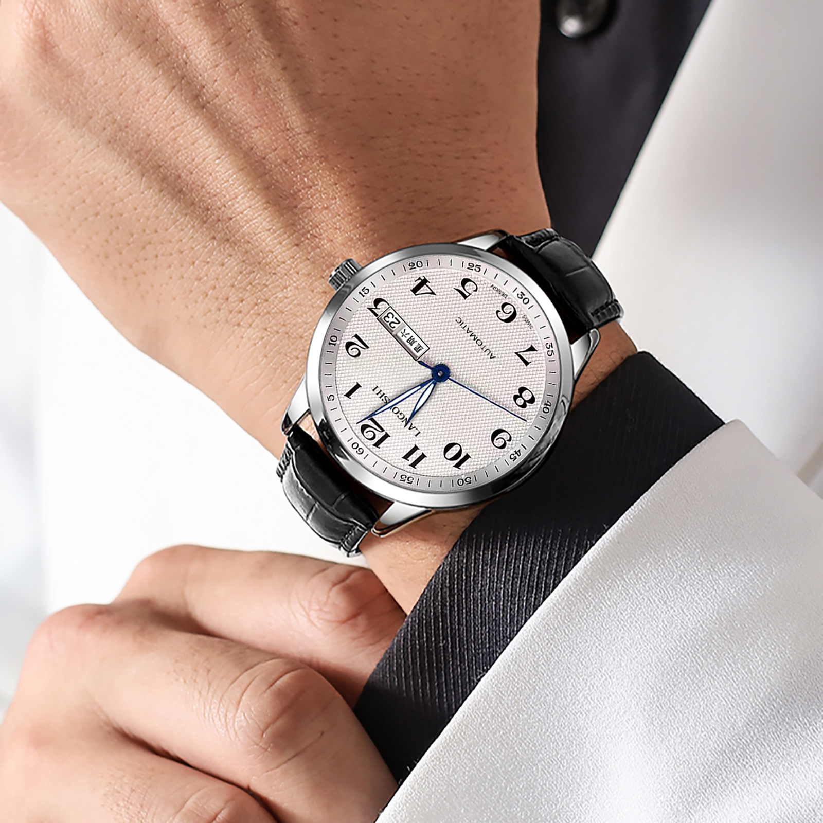 【三年只换不修 五年质保】名匠系列男士手表商务防水腕表