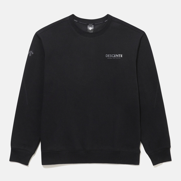 DESCENTE/迪桑特秋季新款加厚打底卫衣刺绣立体标UHT91