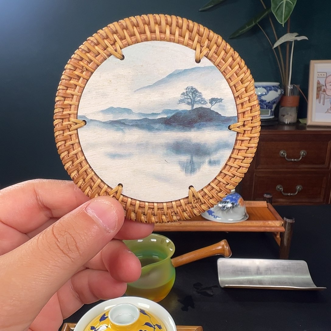 云南朴意福利茶杯垫