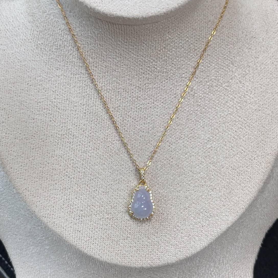 翡翠颈饰银S925镶嵌688000