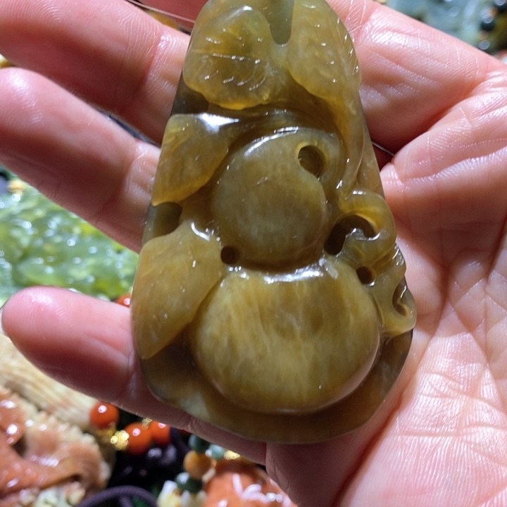 岫玉毛衣链未镶嵌