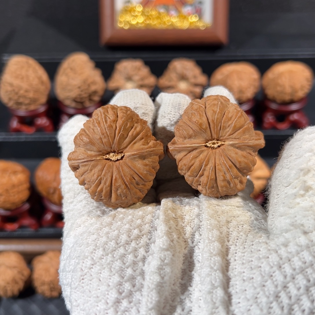 文玩核桃把件南瓜墩