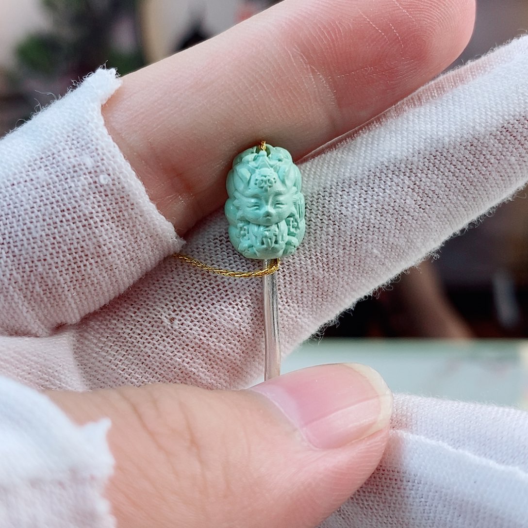 未镶嵌绿松石珠宝奇石