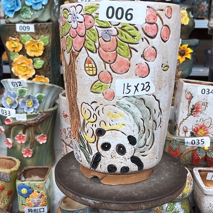 紫砂花盆粗陶材质多肉花盆