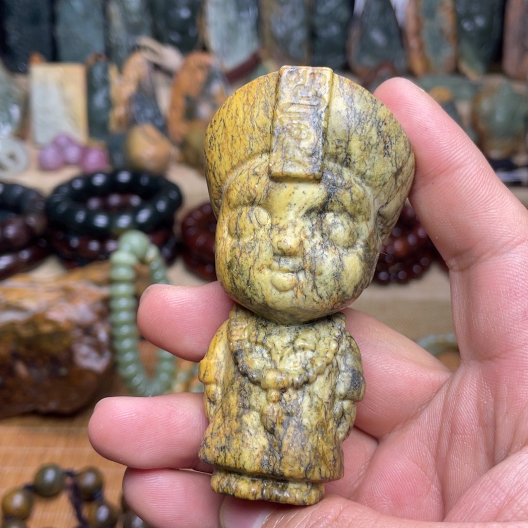 岫岩河磨玉（透闪石质玉）未镶嵌颈饰