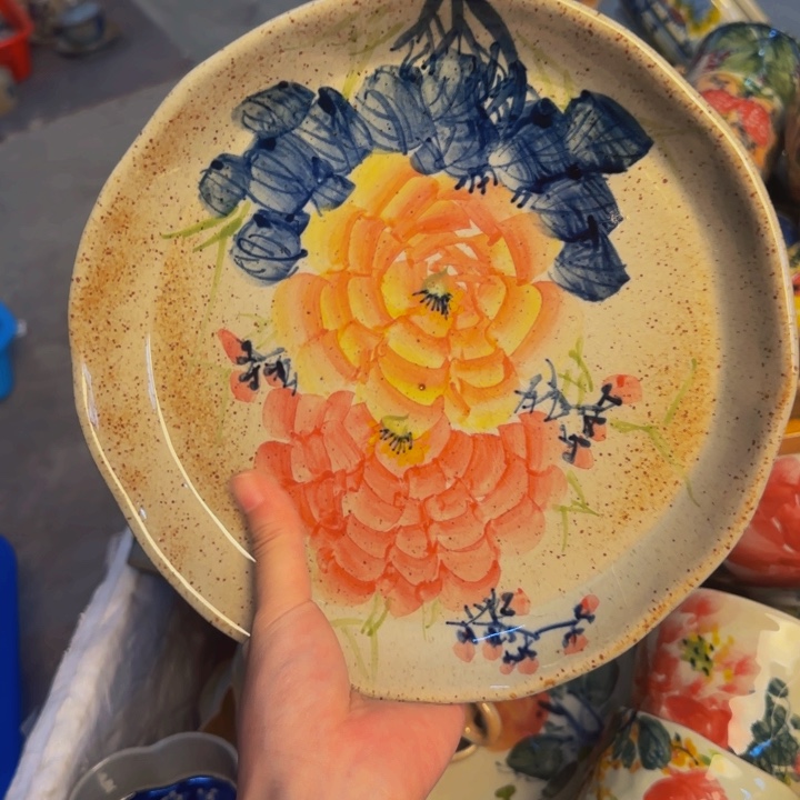 瓷片景德镇陶瓷手工手绘