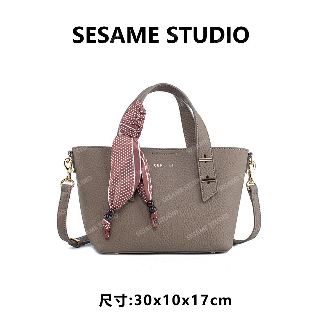 【芝麻集】QYX-81755-风衣色RAIN.CUN休闲时尚百搭腋下女包