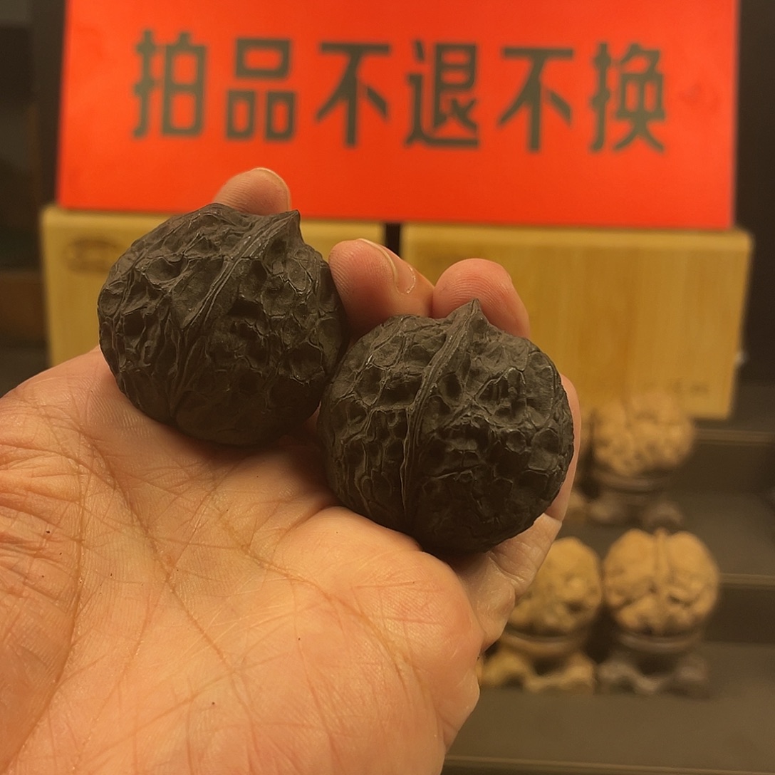 文玩核桃把件黑天使