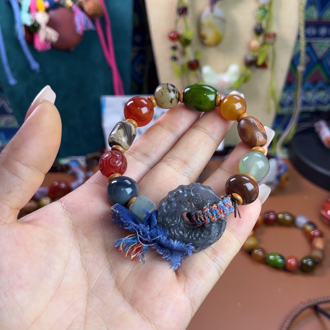 未镶嵌手链玛瑙/玉髓