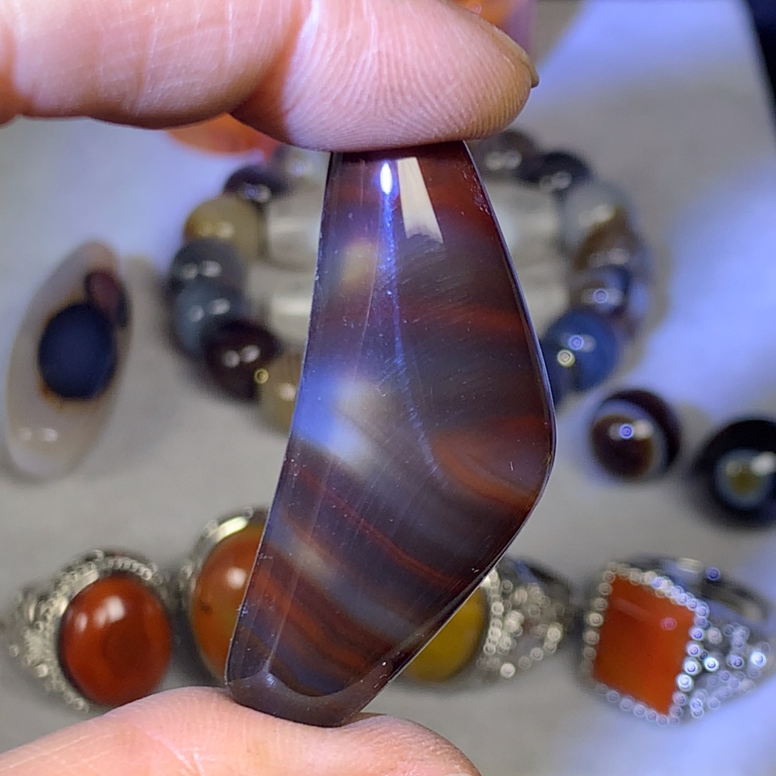 玛瑙/玉髓未镶嵌颈饰