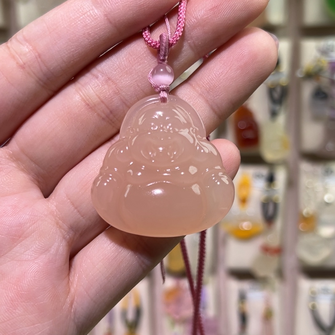玛瑙/玉髓未镶嵌吊坠(赠链)