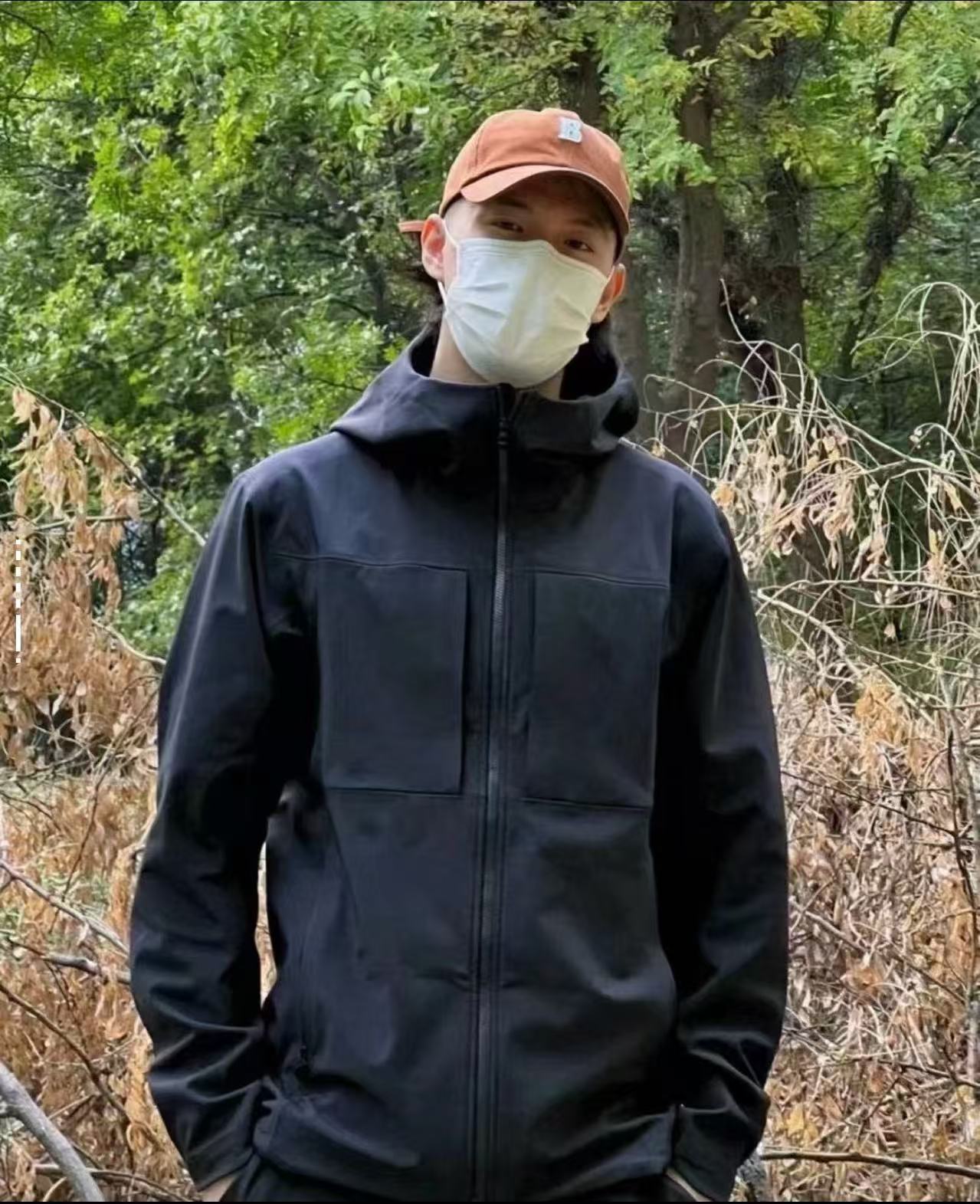 户外茑伽马MX连帽款软壳外套加绒