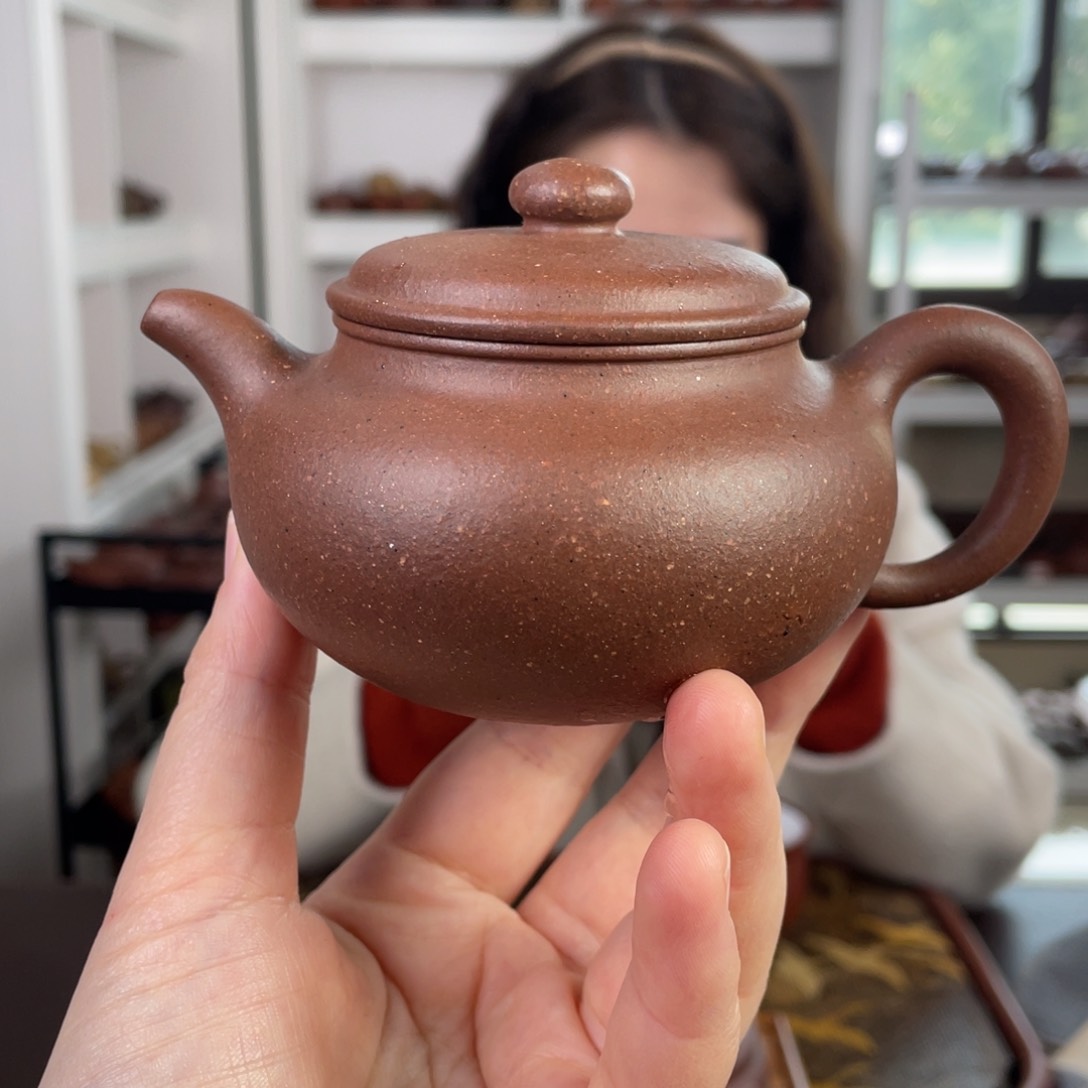 紫砂茶壶降坡永乐仿古160cc