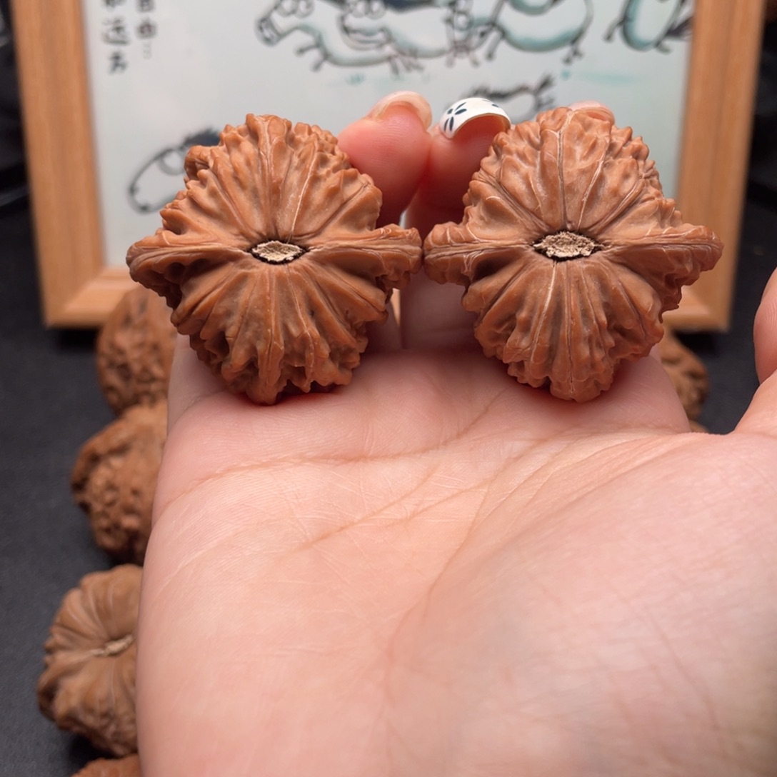 吊坠文玩核桃42全品磨盘