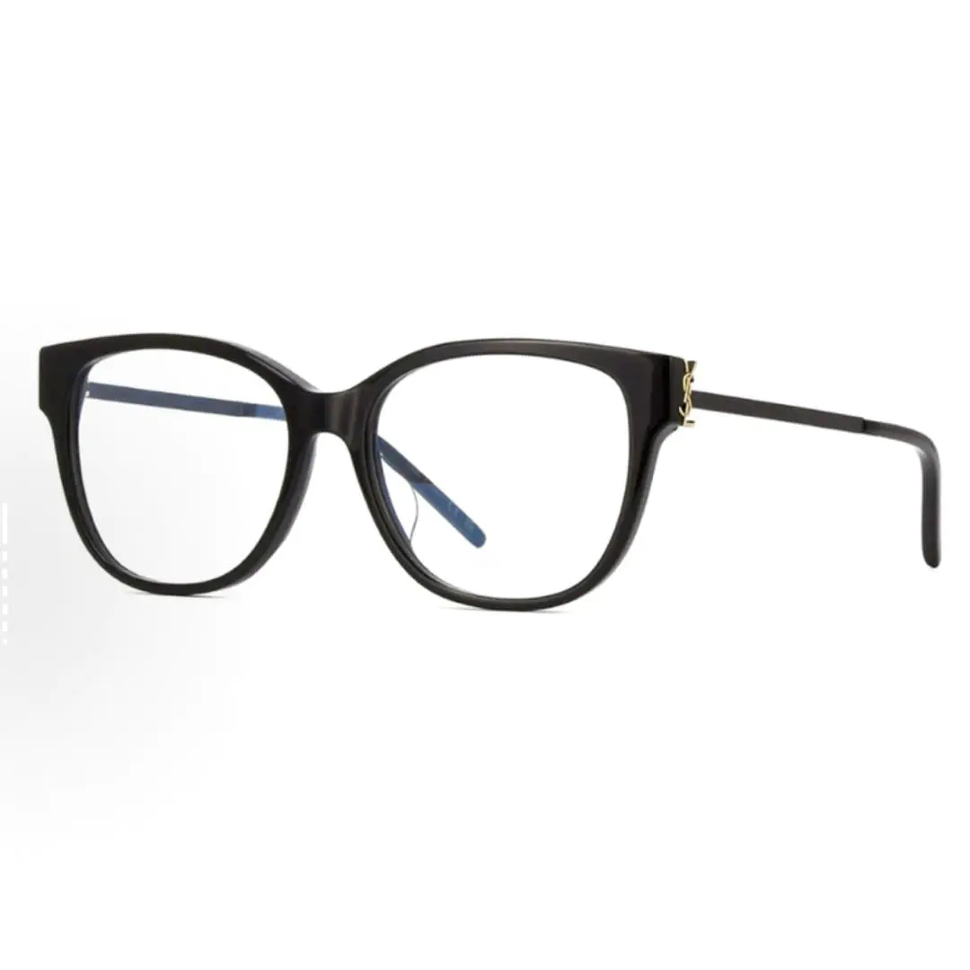 未使用 YSL/圣罗兰 大吉中古/YSL圣罗兰BF001淡金色平光镜