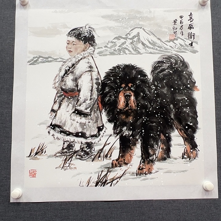 国画书画作品多次