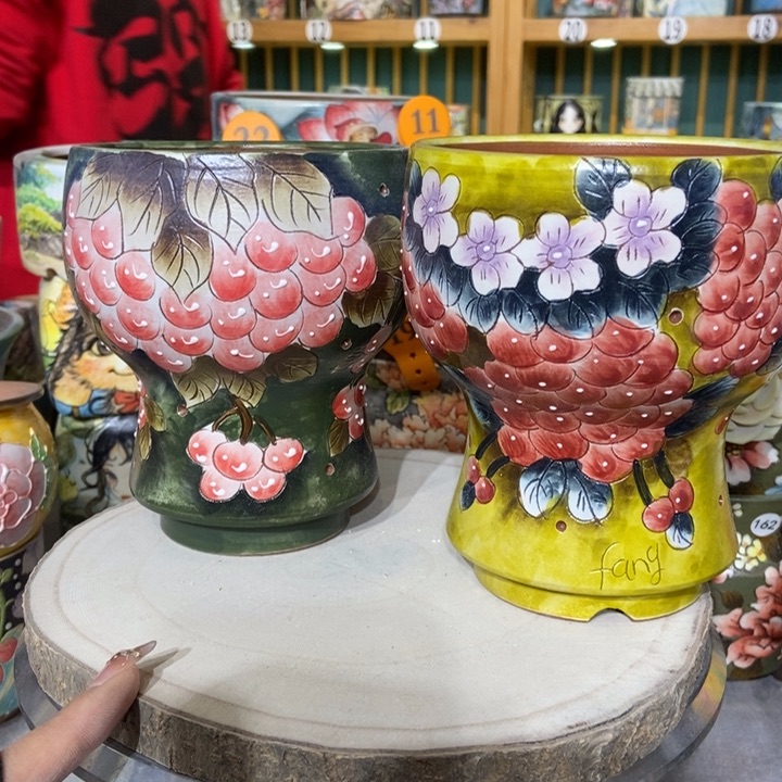 红陶景德镇艺术手绘作品