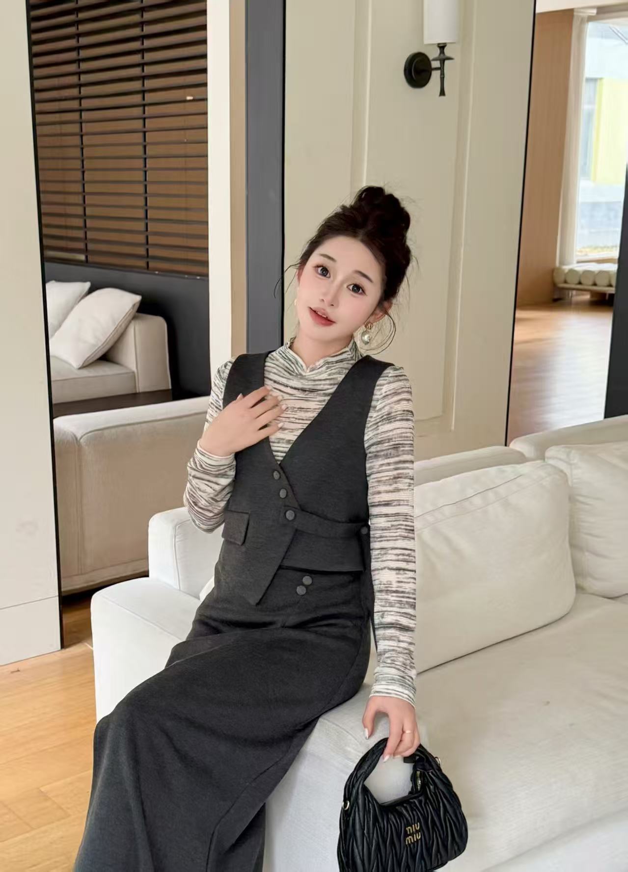 Bufan.原创设计【A05】不凡服饰都市轻奢高级时尚女装收腰