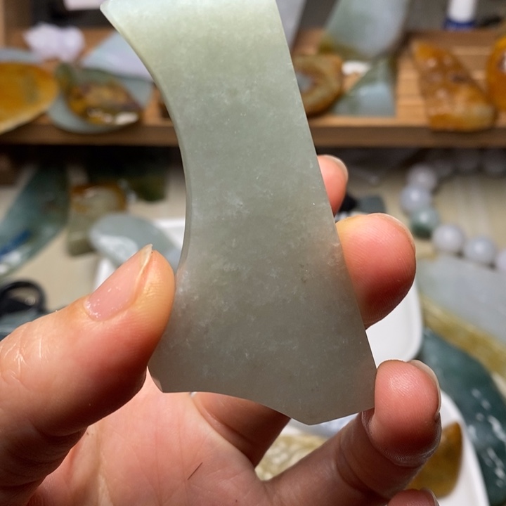 翡翠未镶嵌颈饰天然