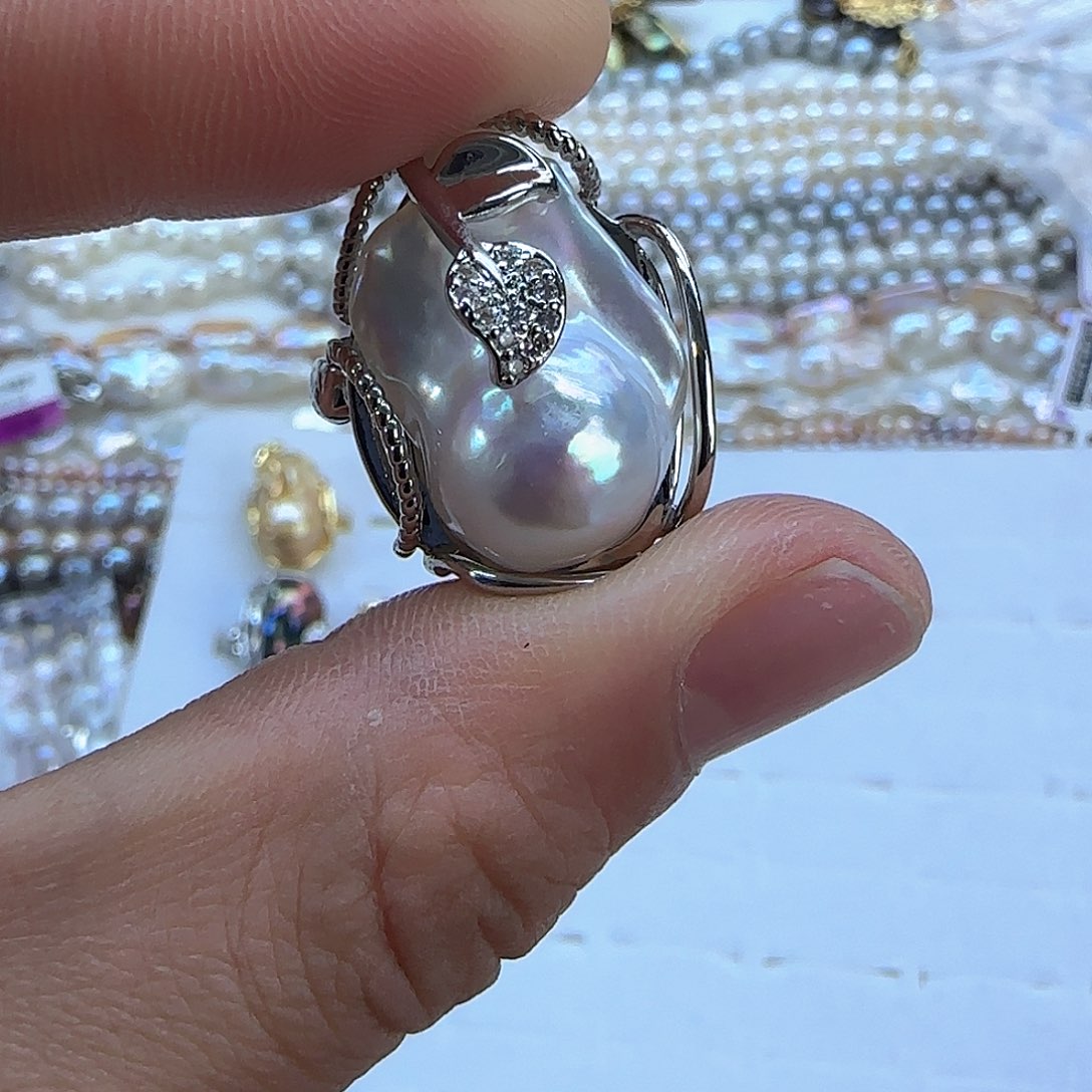 未镶嵌项链定制973淡水珍珠