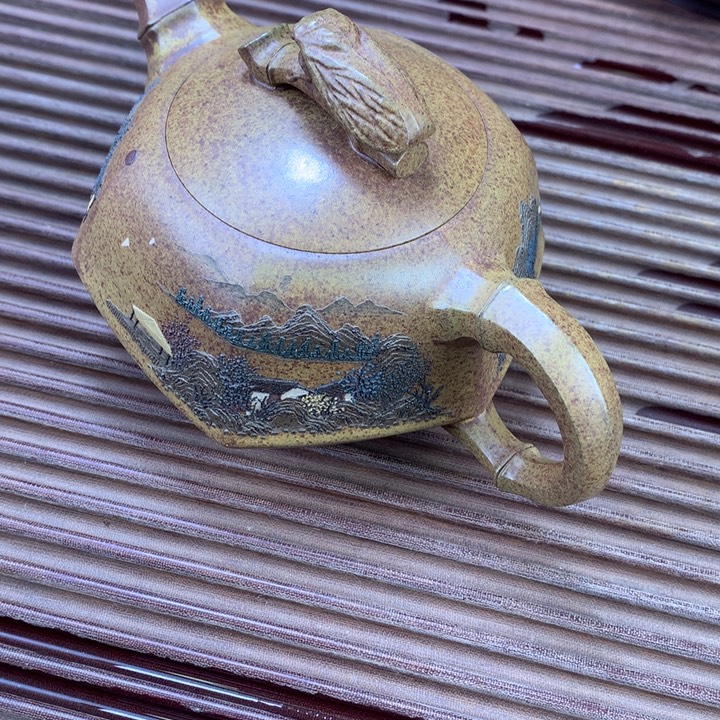 惘***。茶壶紫砂原矿手工75