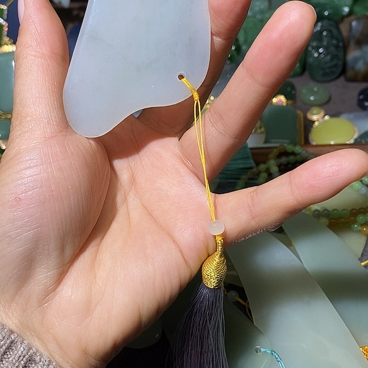 御***子和田玉（白玉）未镶嵌吊坠(不含链)