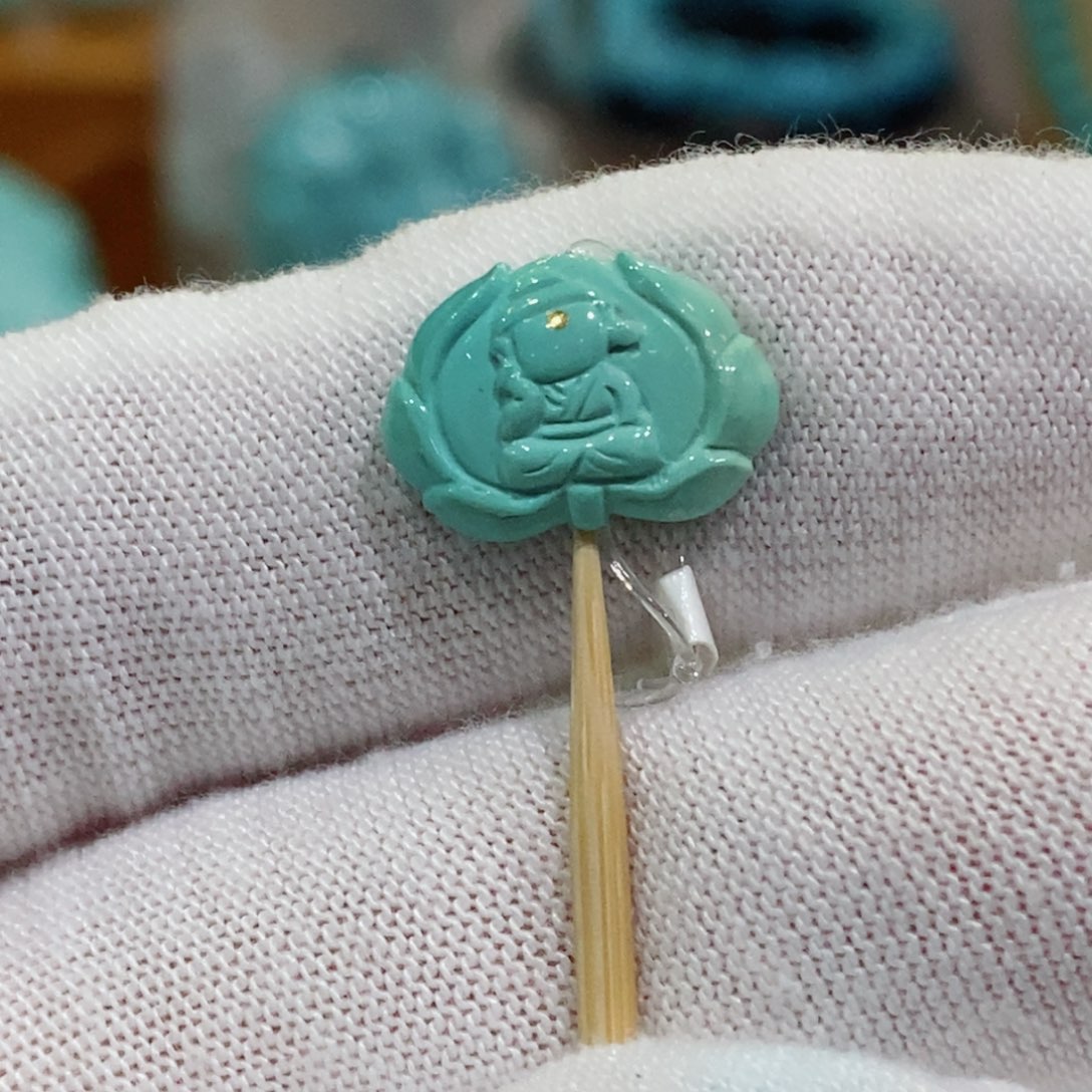 未镶嵌绿松石珠宝奇石
