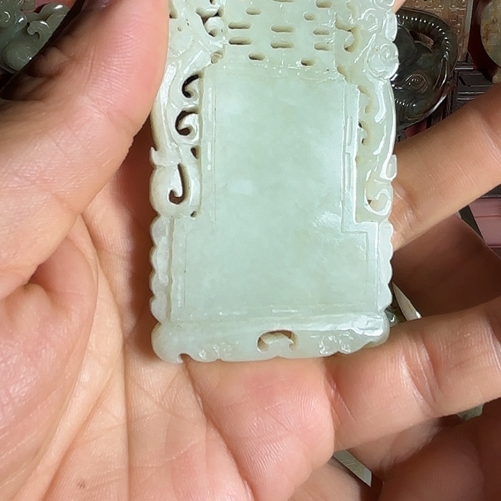 点***斋和田玉未镶嵌挂件