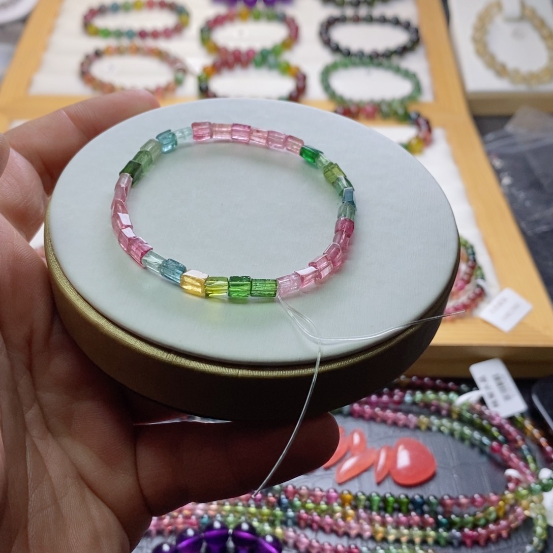 碧玺碧玺手链未镶嵌