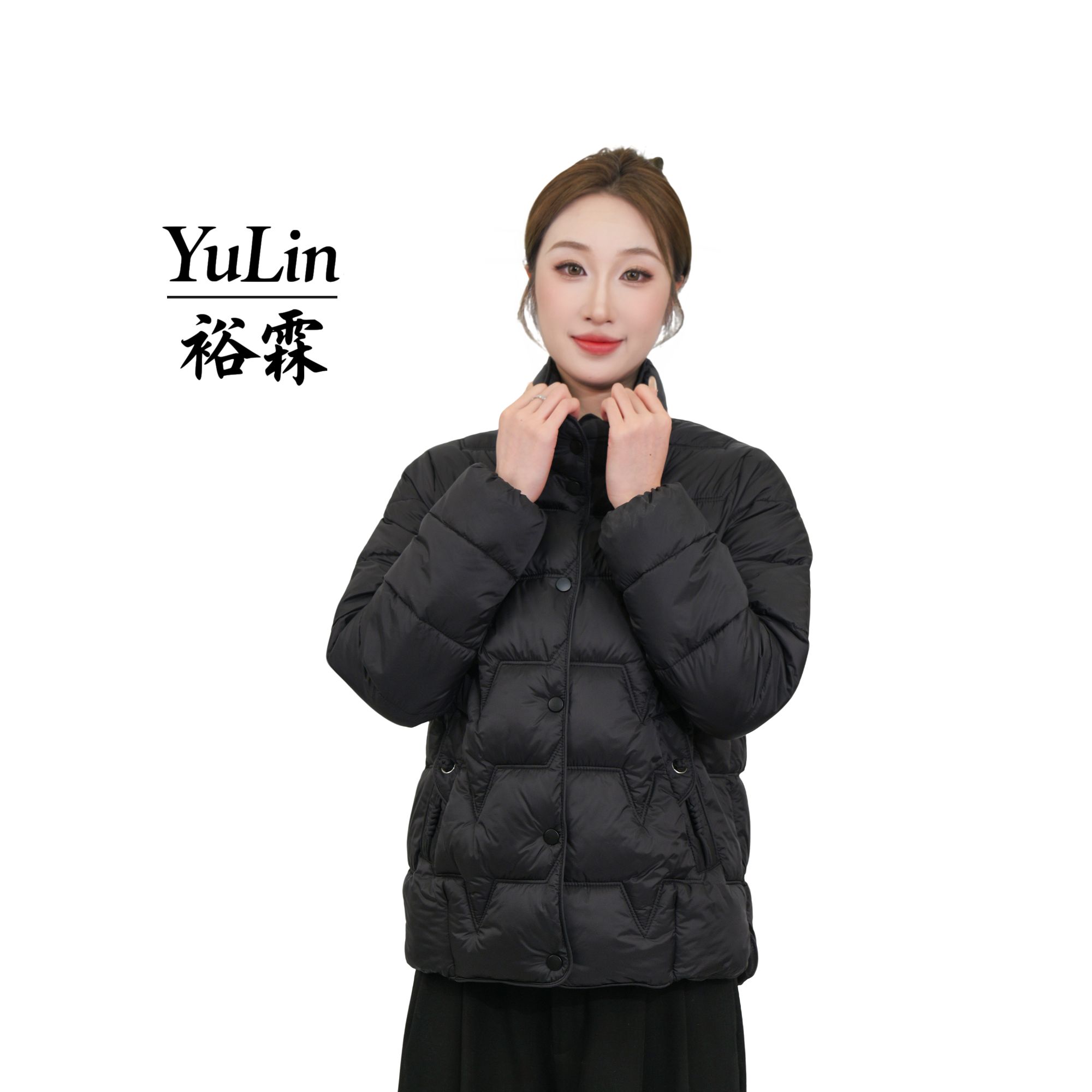 秋冬装首选短款棉服女秋冬新款小个子中老年外套洋气百搭不显胖