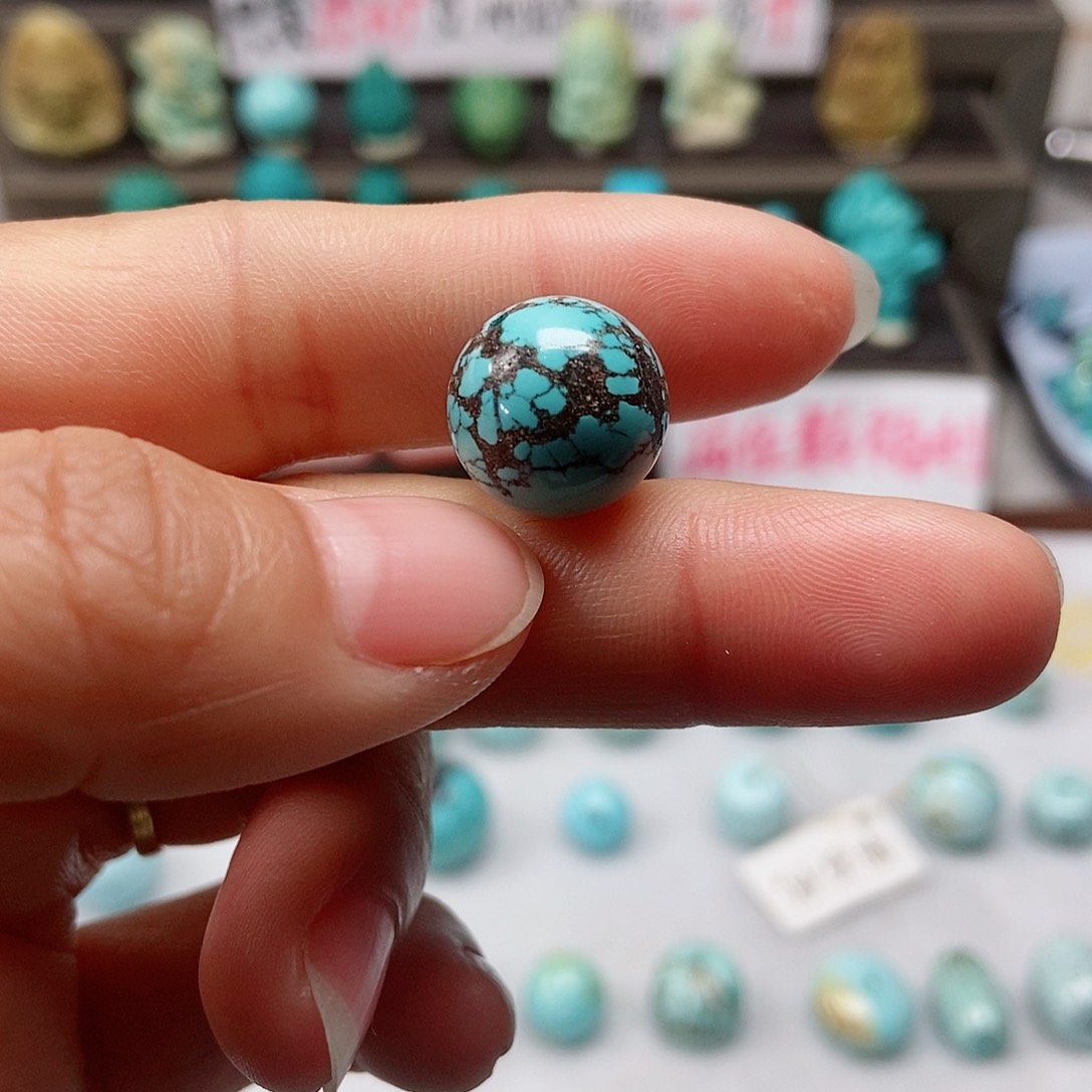 绿松石珠宝半成品未镶嵌