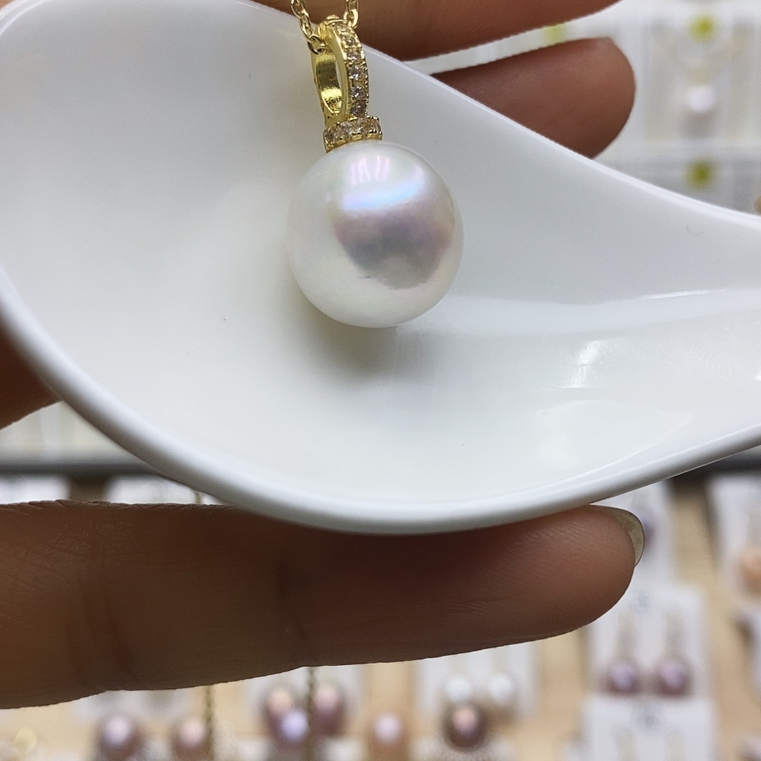 淡水珍珠颈饰合金