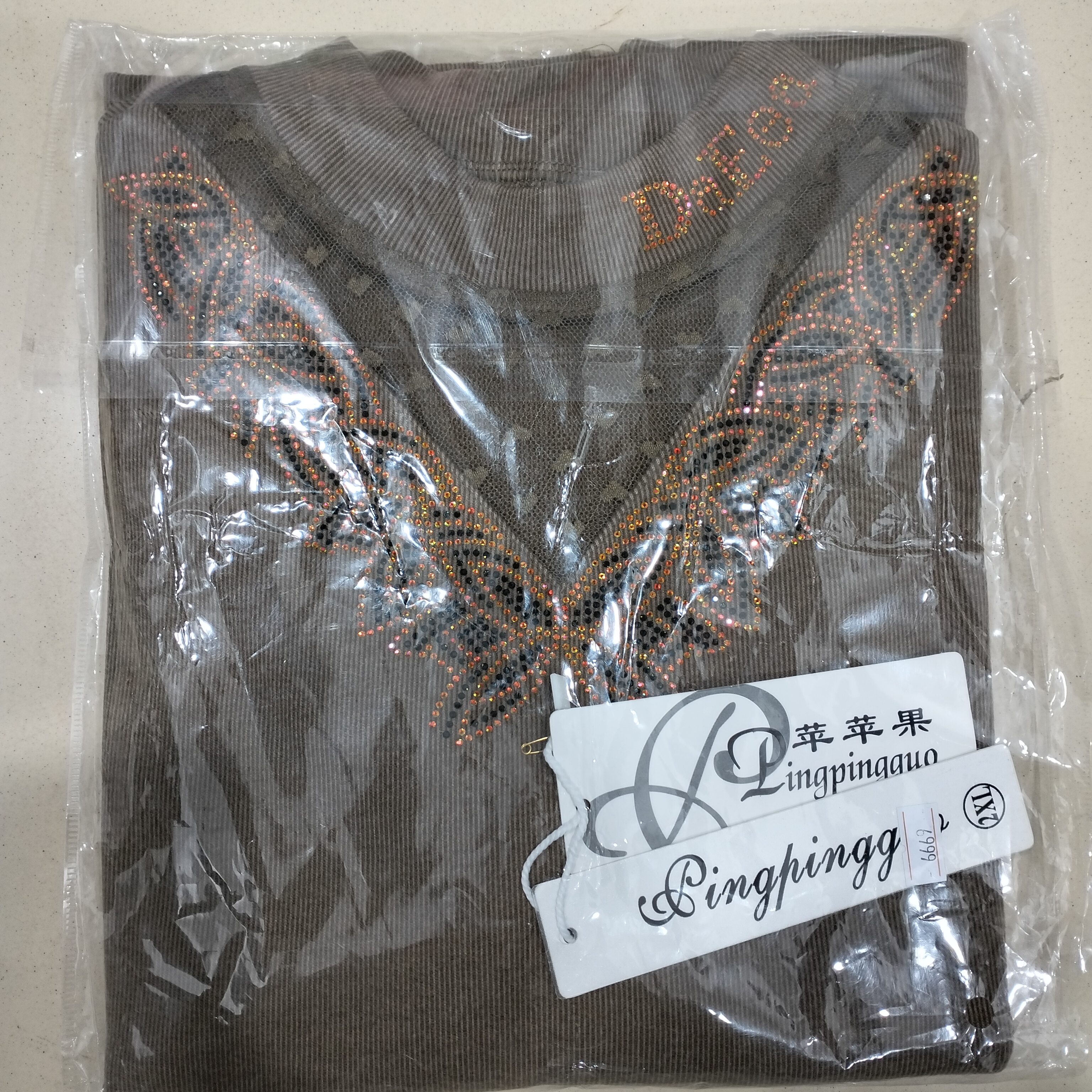 【姐妹服饰】【6669款】女士时尚百搭休闲宽松镂空半高领打底衫