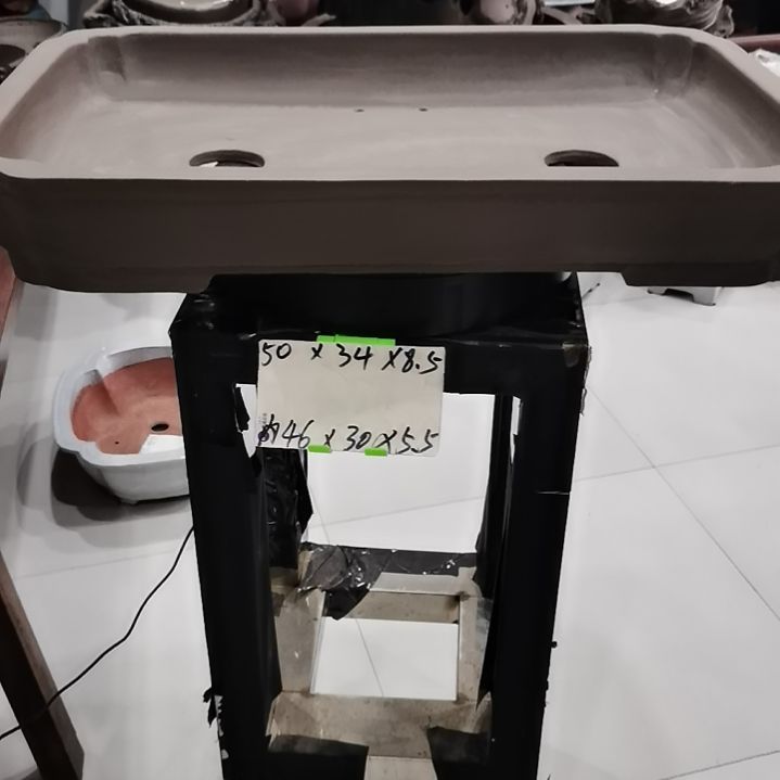 紫砂花盆浅的长方盆