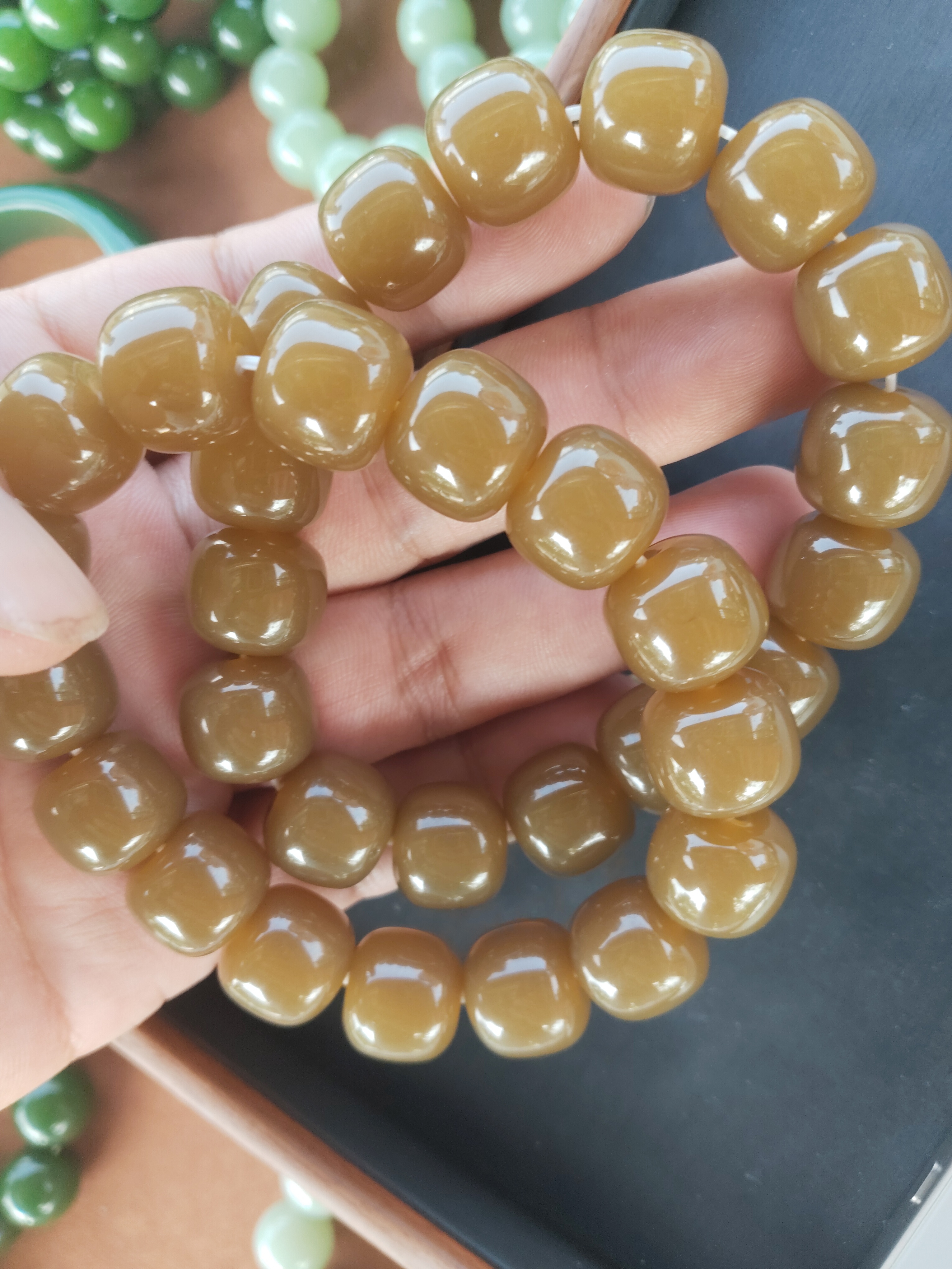 高品质卡14糖手串老形