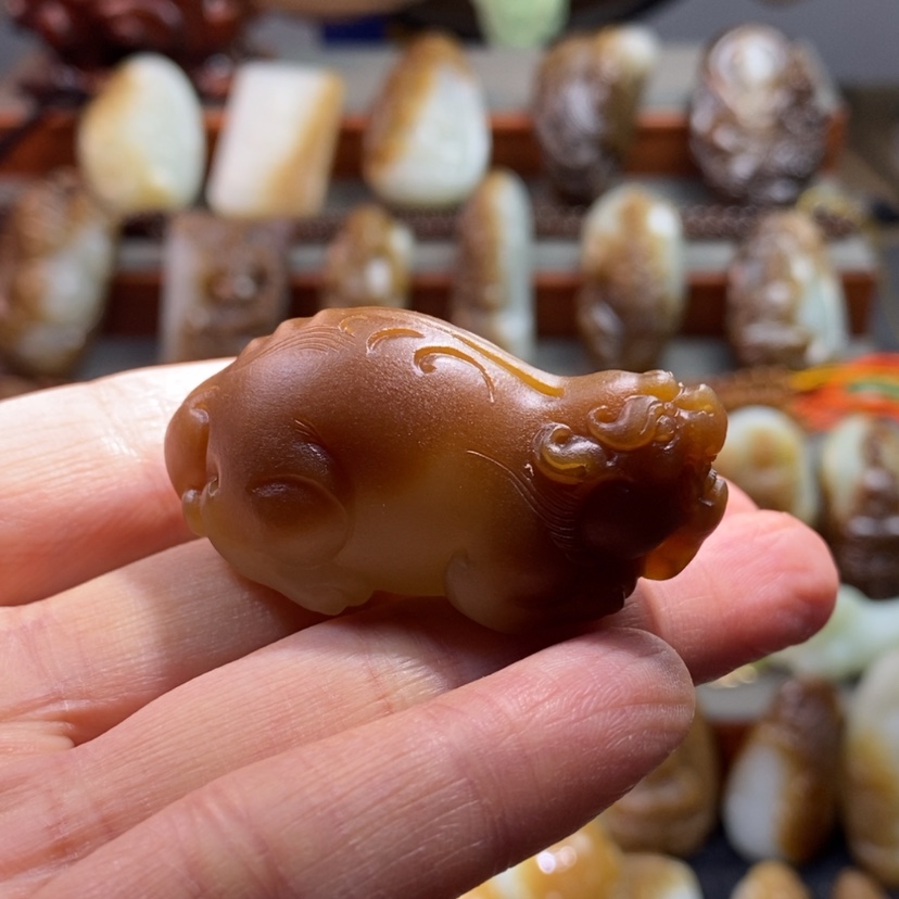 【闪购商品】和田玉招财貔貅未镶嵌