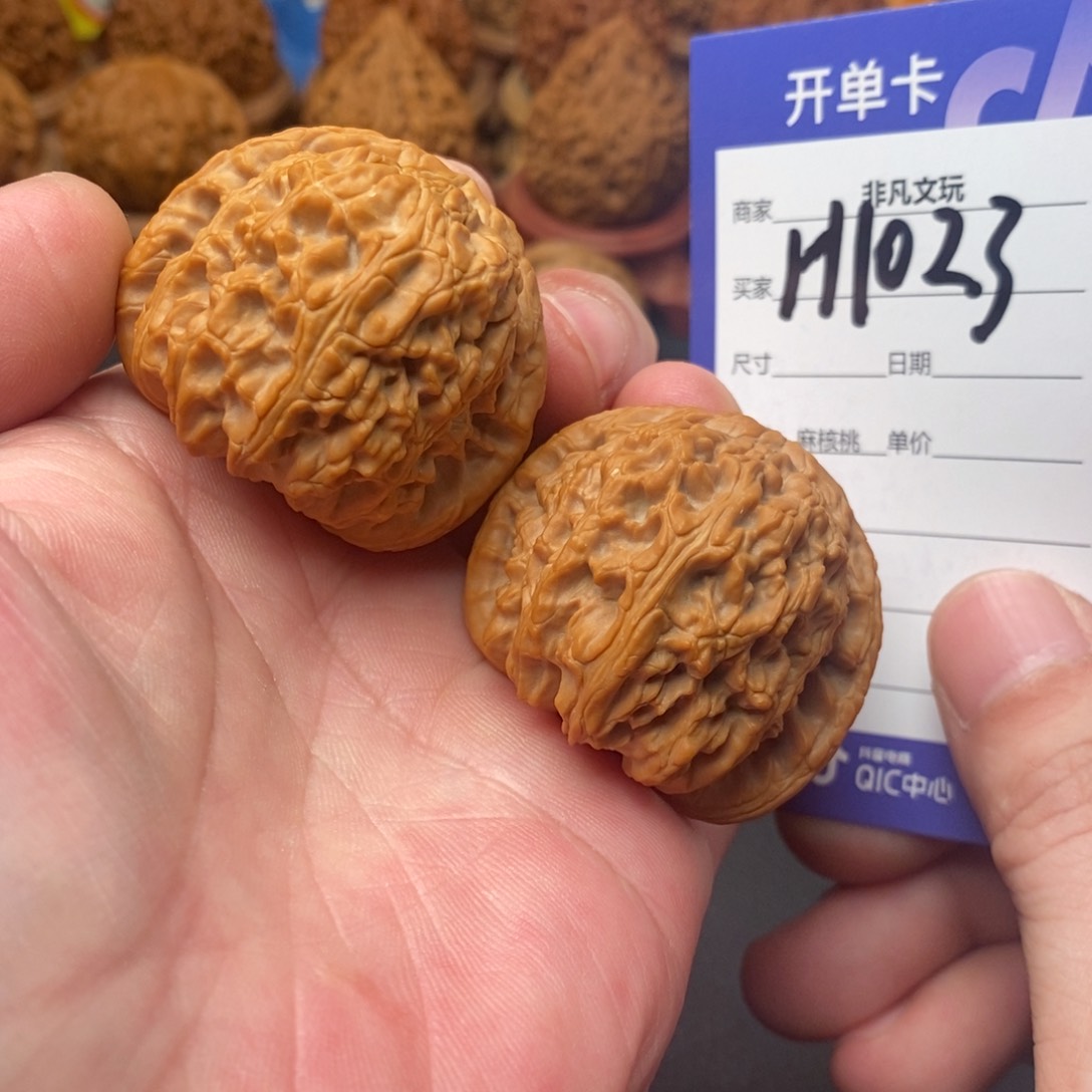 文玩核桃吊坠42全品老款白狮子