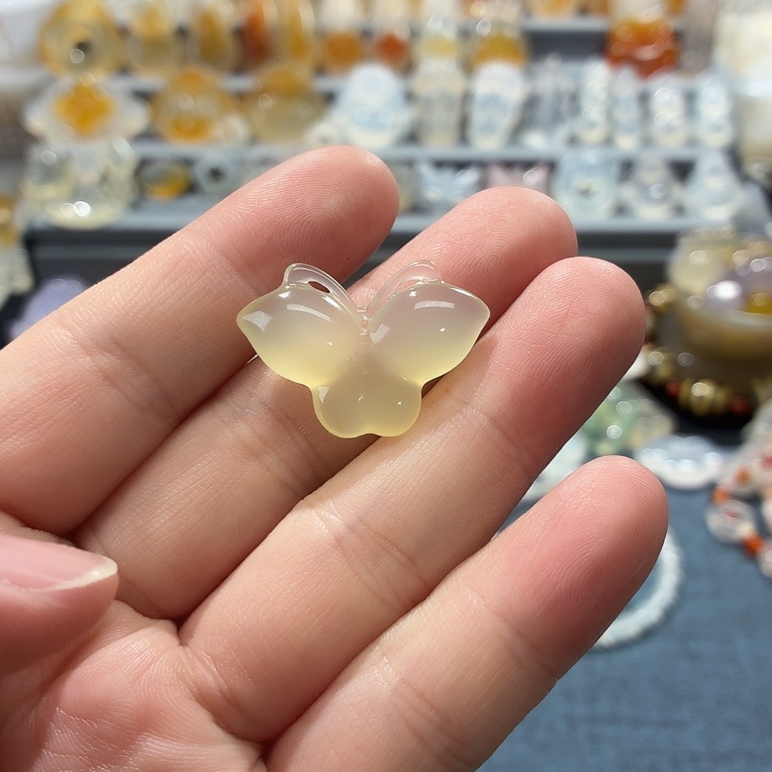 喜***开玛瑙/玉髓未镶嵌吊坠(不含链)