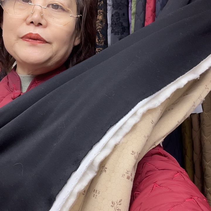 黑絮片1.1米棉裤面料