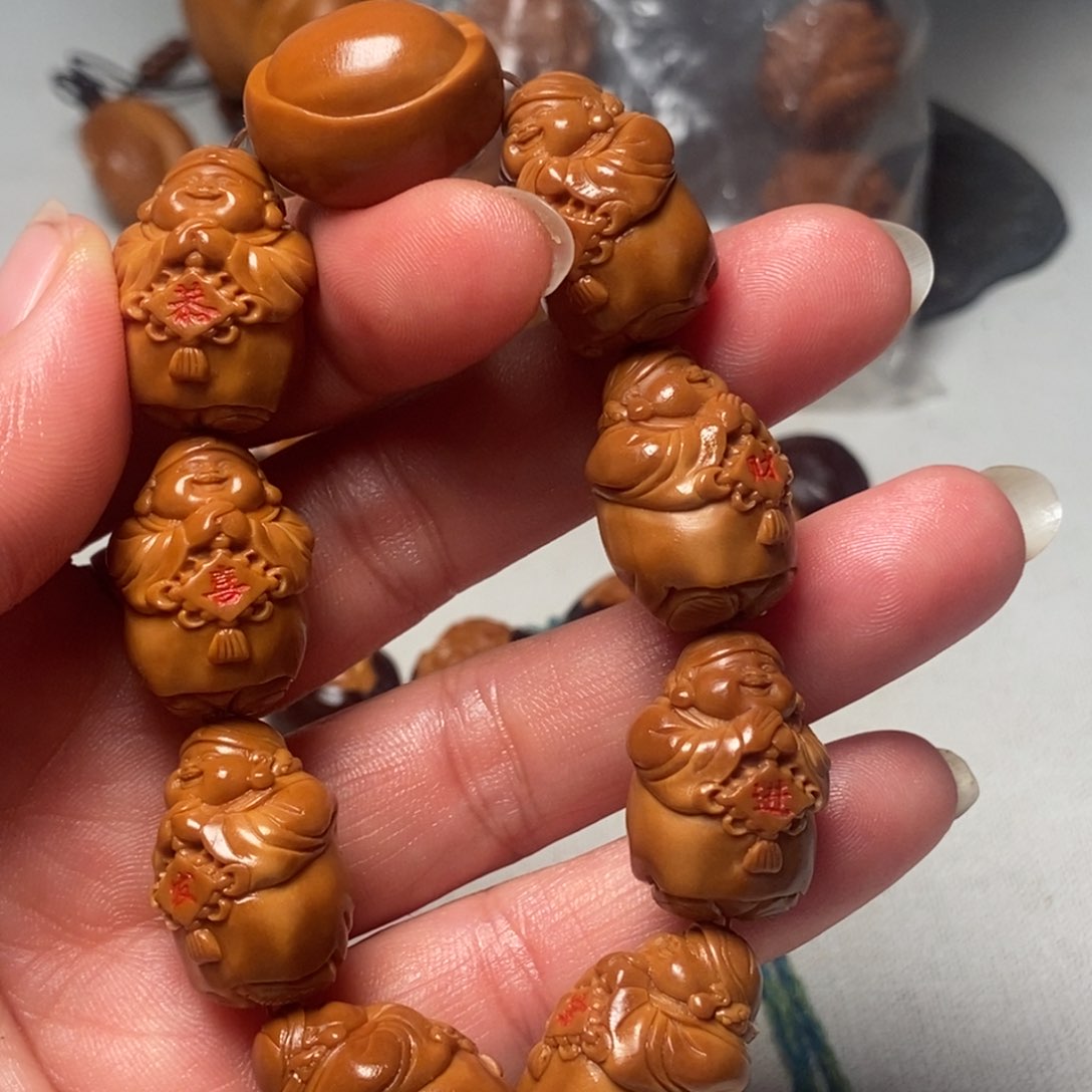 橄榄核手串/手链喜财神16