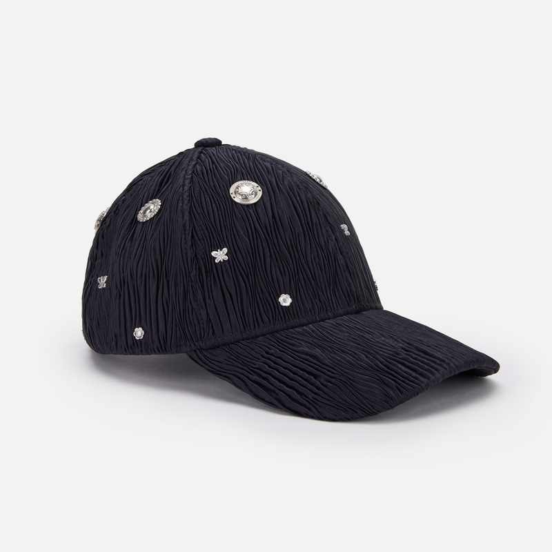 EP YAYING雅莹女帽 醋纤压褶棒球帽手工钉片鸭舌帽 早秋新ZH19A