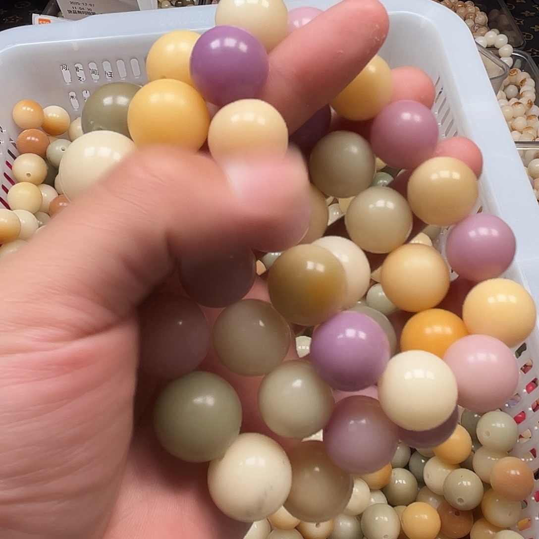 风***花手串菩提根/象牙果3条瑕疵串