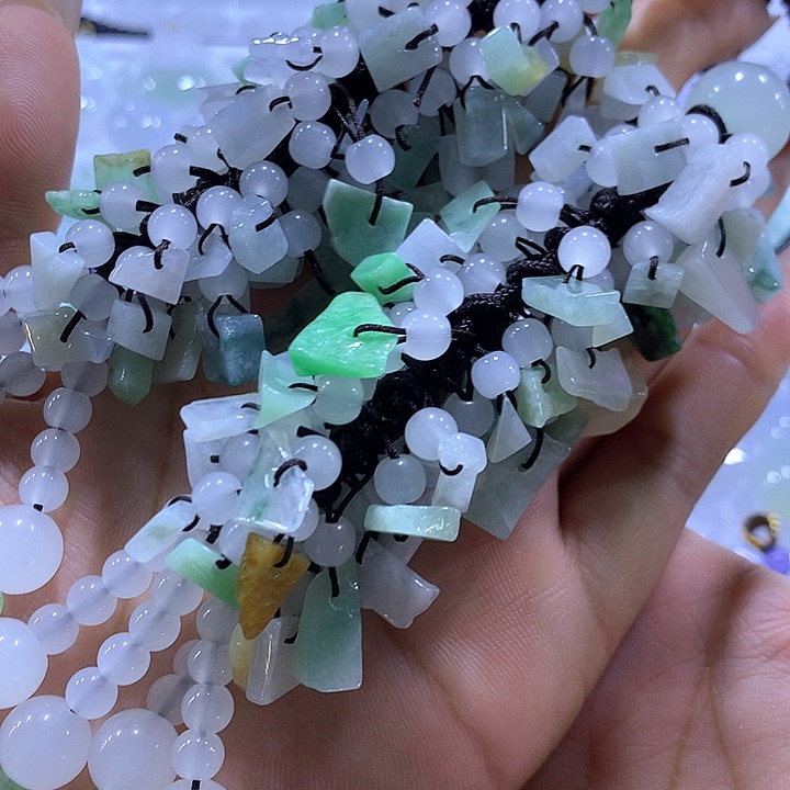 翡翠未镶嵌颈饰天然翡翠A货车挂多样性发货发其一